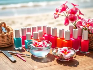 Manicure hybrydowy na wakacje